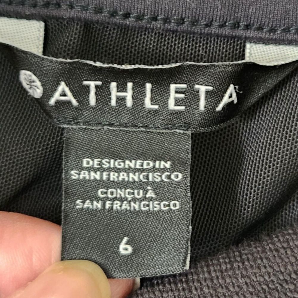 Athleta Joggers Womens 6 Black Headlands Hybrid Trek Hiking Athleisure Gym Pants - Picture 2 of 11